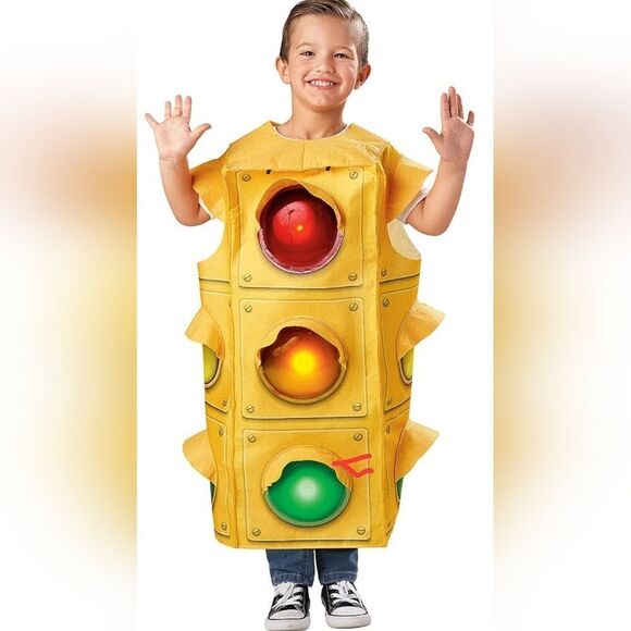 Kid's Traffic Light Halloween Costume Size 3T-4T